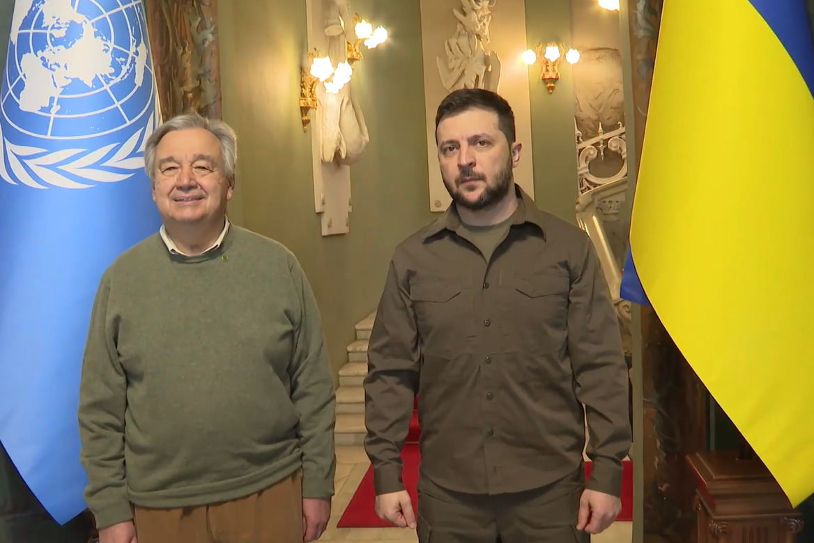 Zelensky Refuses UN Chief Guterres Visit Over Russia Trip