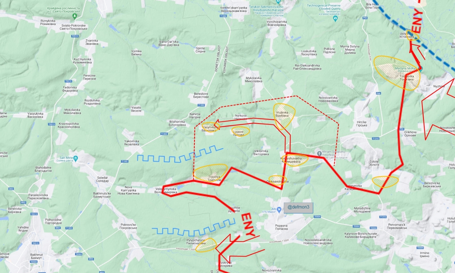 RU improves their position around Vasylivka, fighting in Komyshuvakha