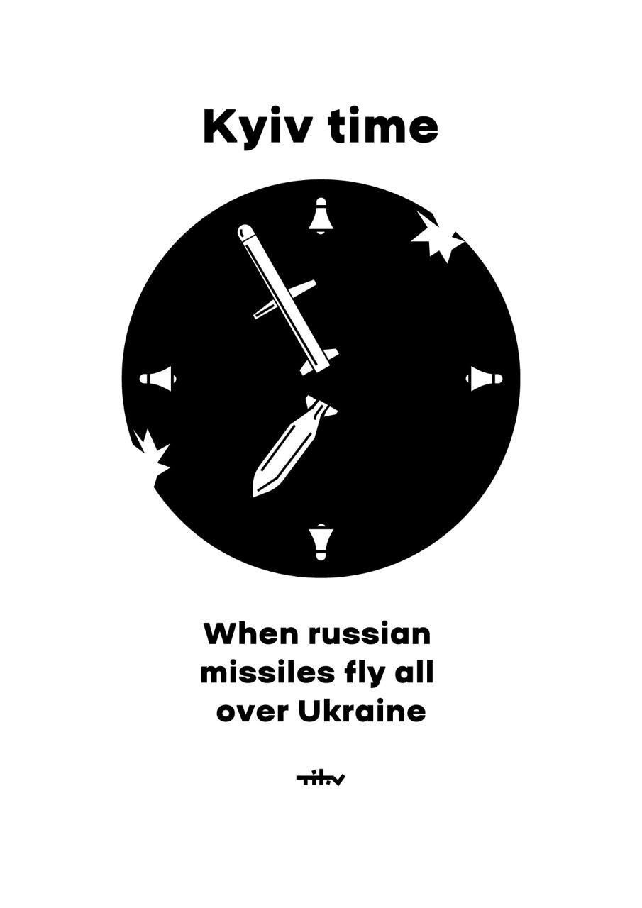 Massive Russian missile attack on Ukraine (short)