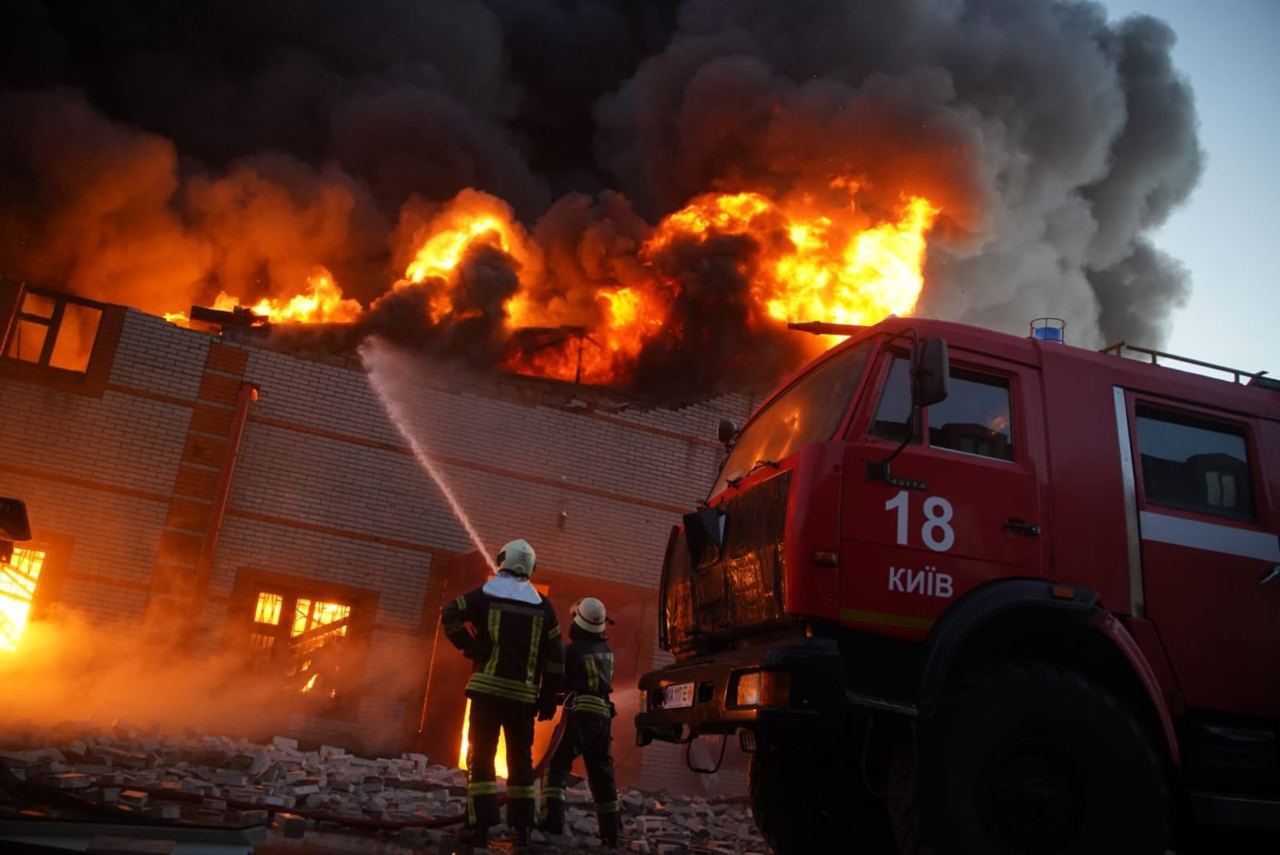 Russians strike Kyiv, killing two in missile attack