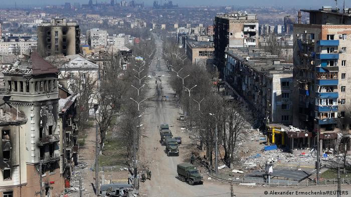 95% of buildings destroyed in Mariupol, Zelensky says