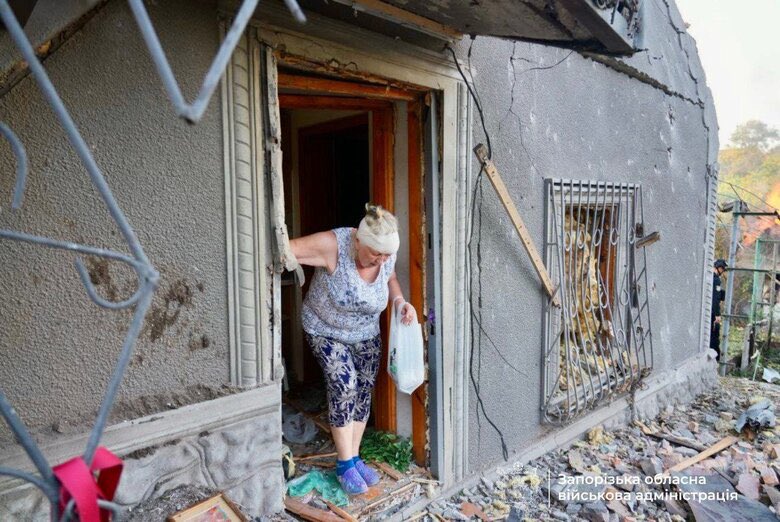 Russians struck Zaporizhzhia with shahids (Shahed drones)