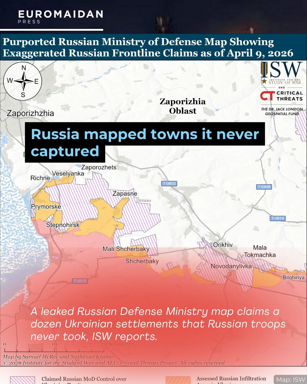 Russes : généraux mentent sur les villes capturées