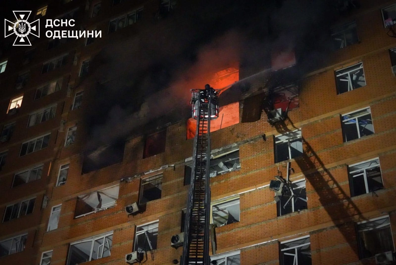 Russia hits Odesa residential building, causing casualties and injuries.