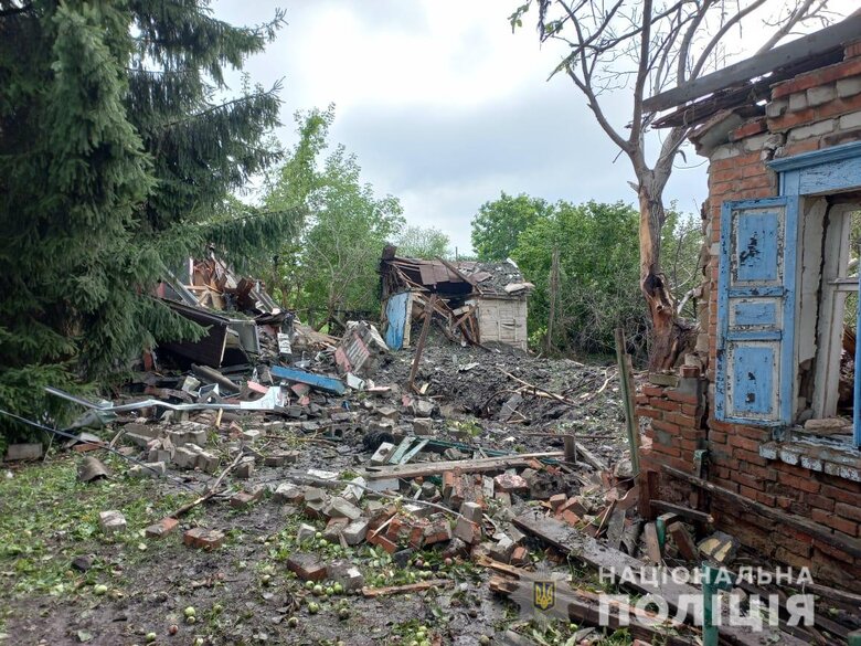 Chuhuiv shelling aftermath: private house completely destroyed, – National Police