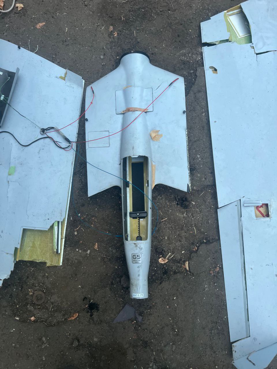 Downed Russian UAV Zala 421-16E somewhere on the front