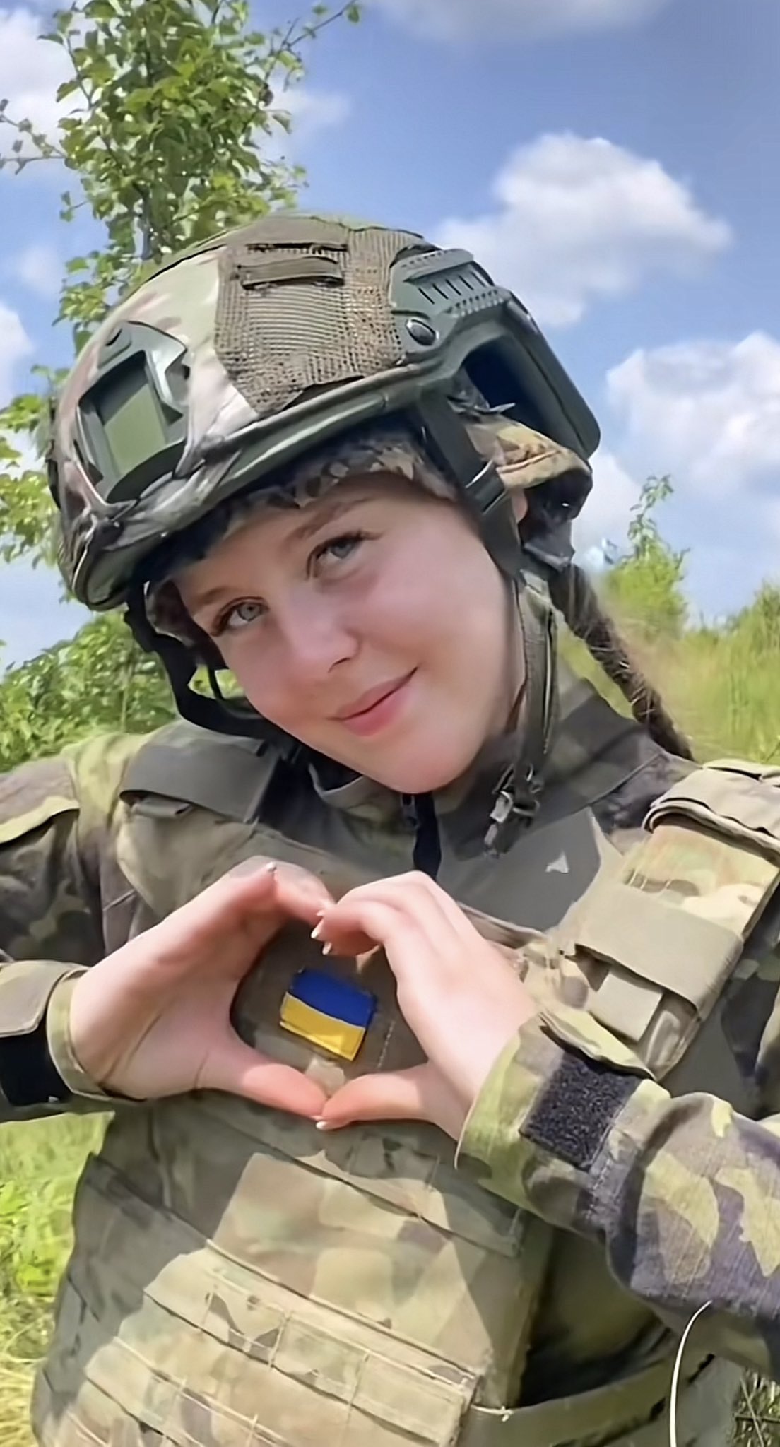 Question on country supporting Ukraine and soldiers