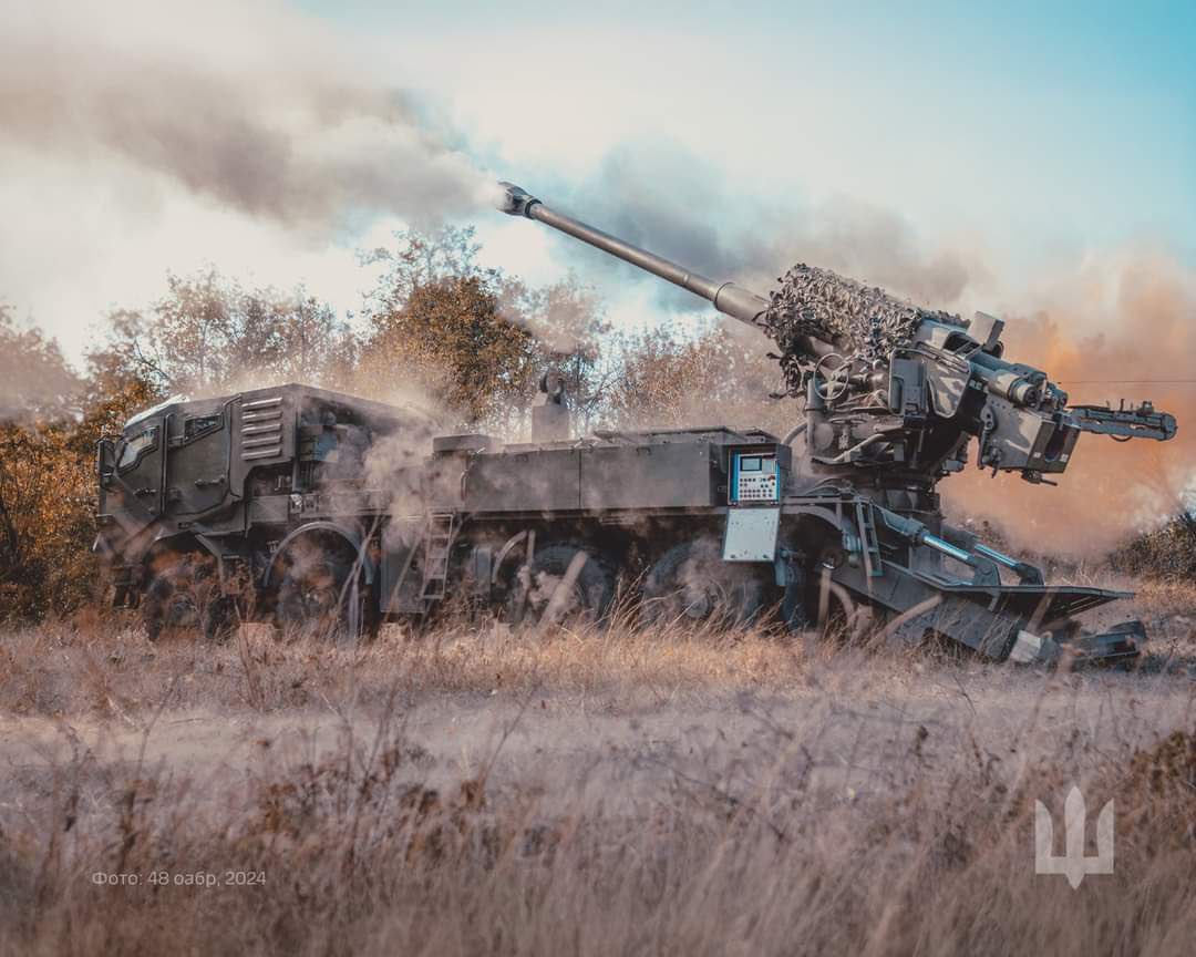 Ukrainian 155-mm 2S22 Bohdana on Tatra T815-7TRC1 chassis