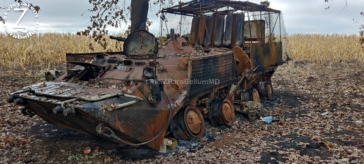 Russian BTR-80 and MT-LB destroyed in Kursk region