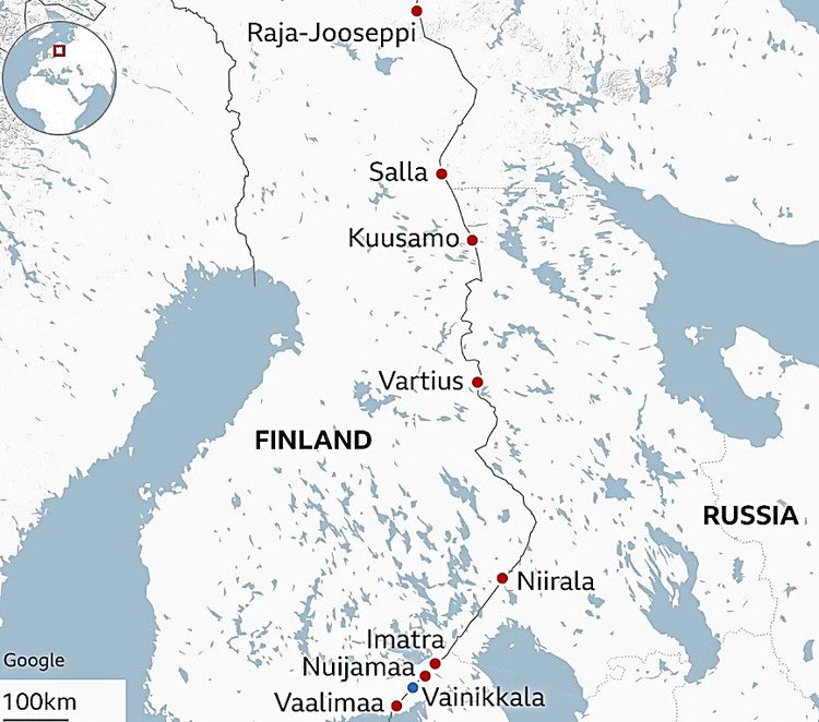 Finland prepares for the worst as Russia expands military presence near border