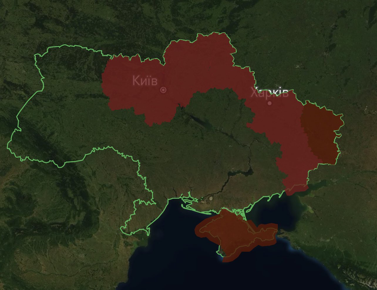 Russian attack drones detected over northern Kyiv, Chernihiv, Zhytomyr