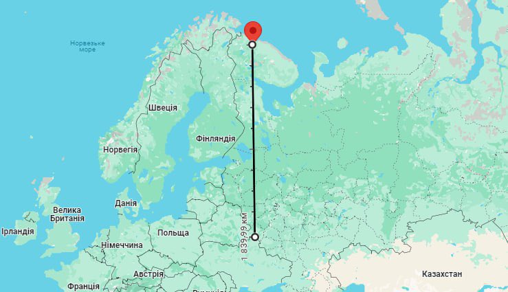 Three UAVs spotted over Murmansk heading to Olenya airfield