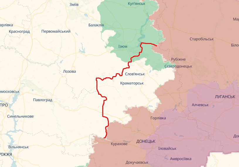 Territories of Donetsk Putin wants to make peace