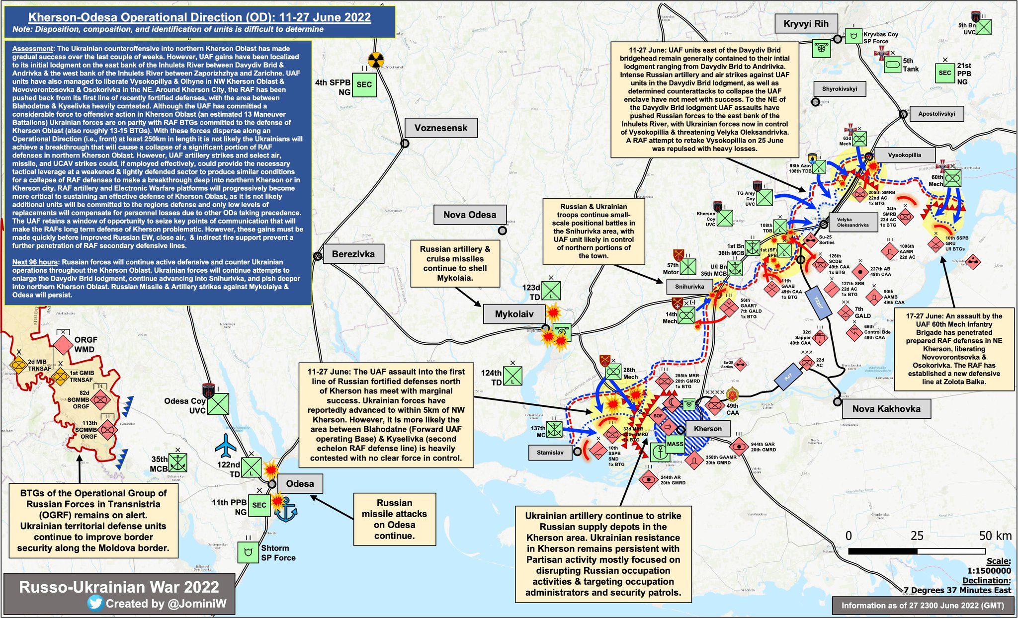 Ukrainian counteroffensive in southern Kherson