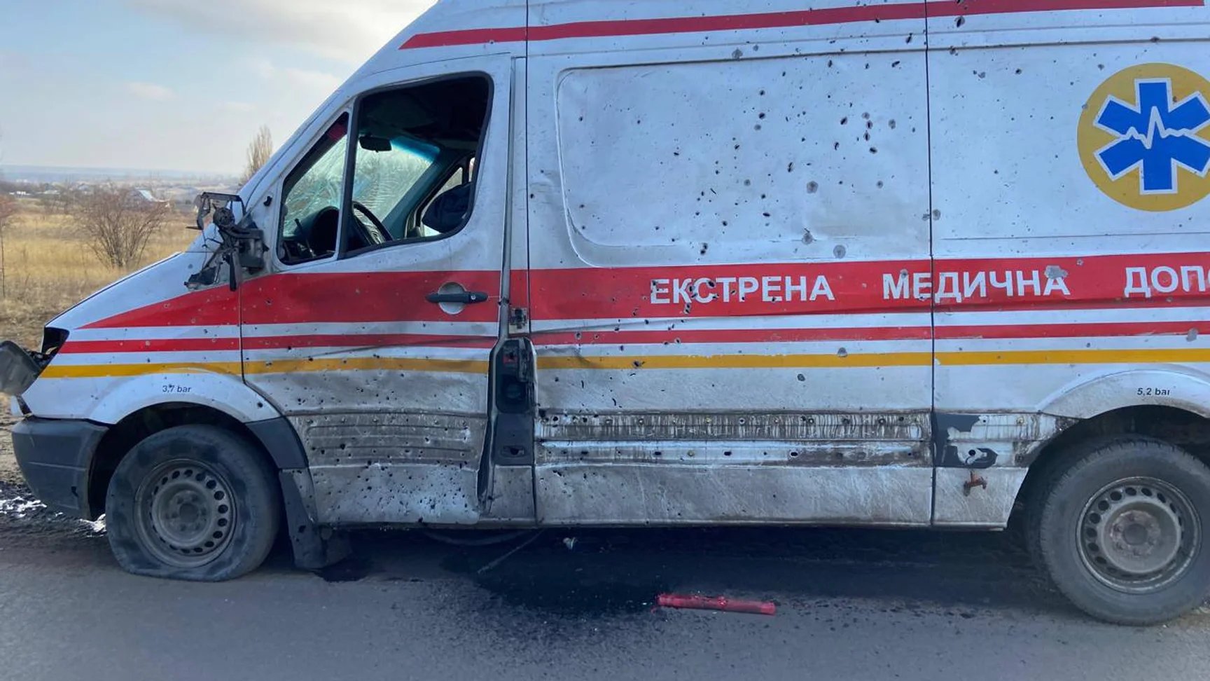 Russian troops strike ambulance in Kupyansk
