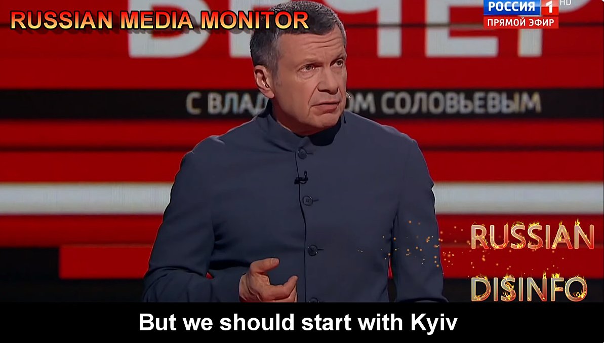Russian TV host calls for Kharkiv’s destruction, shows no pity for Ukrainians.
