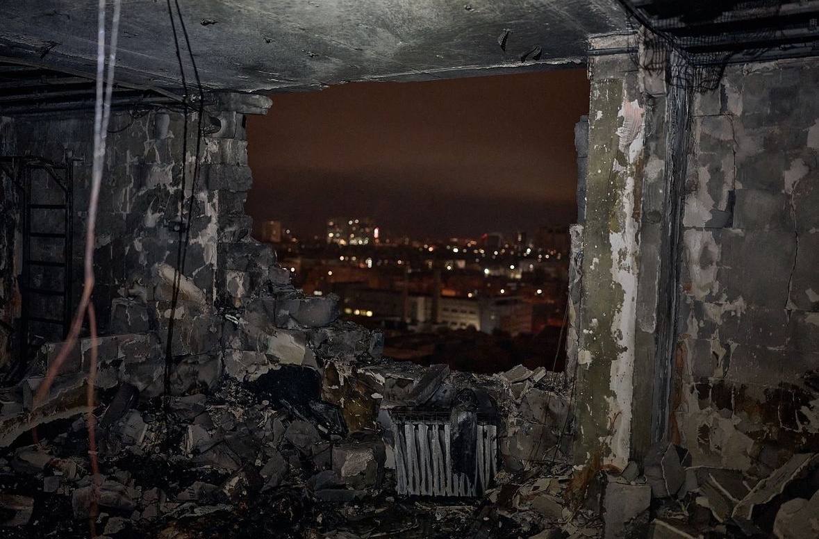 The Aftermath of the Russian Attack on Kyiv