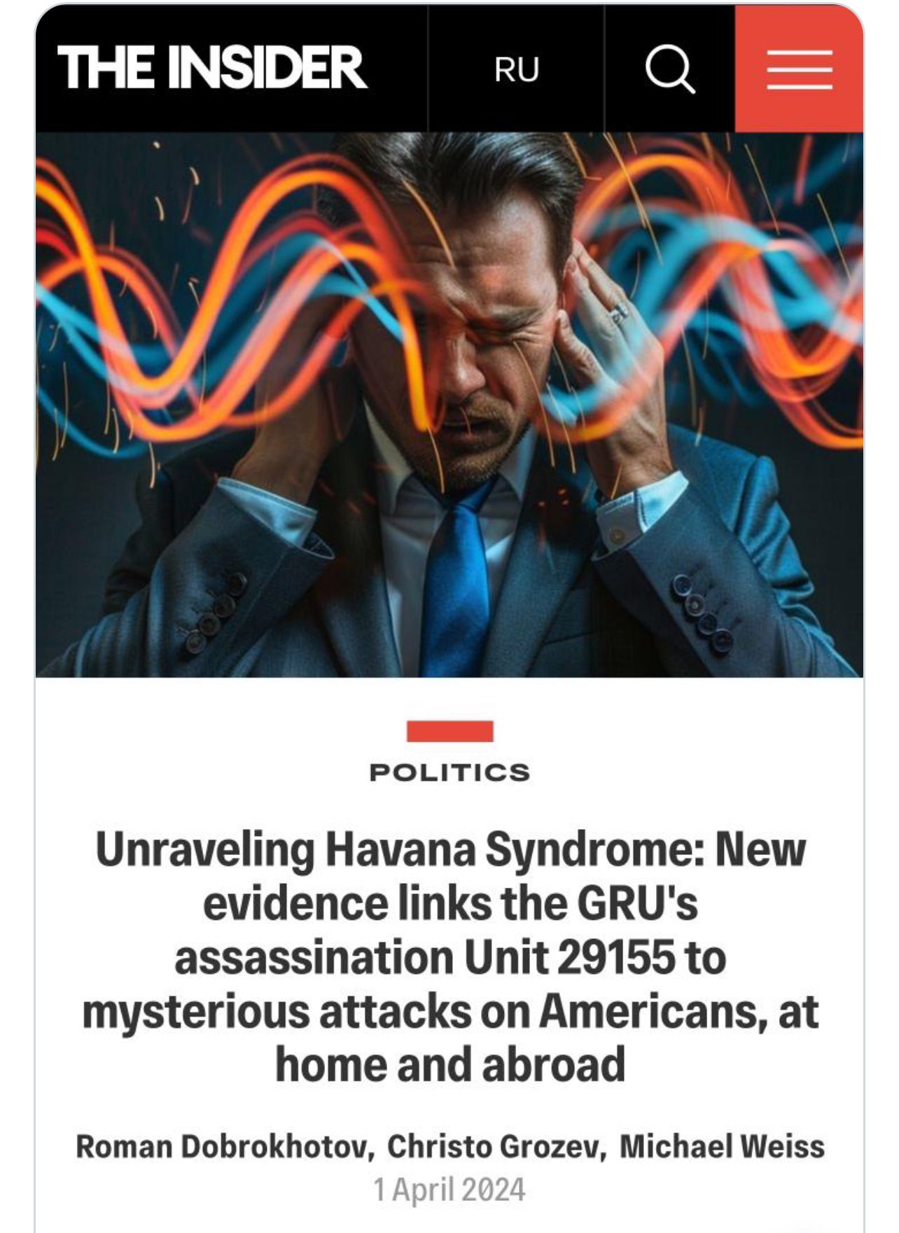 GRU’s alleged secret weapon crippling US diplomats with neurological disorders