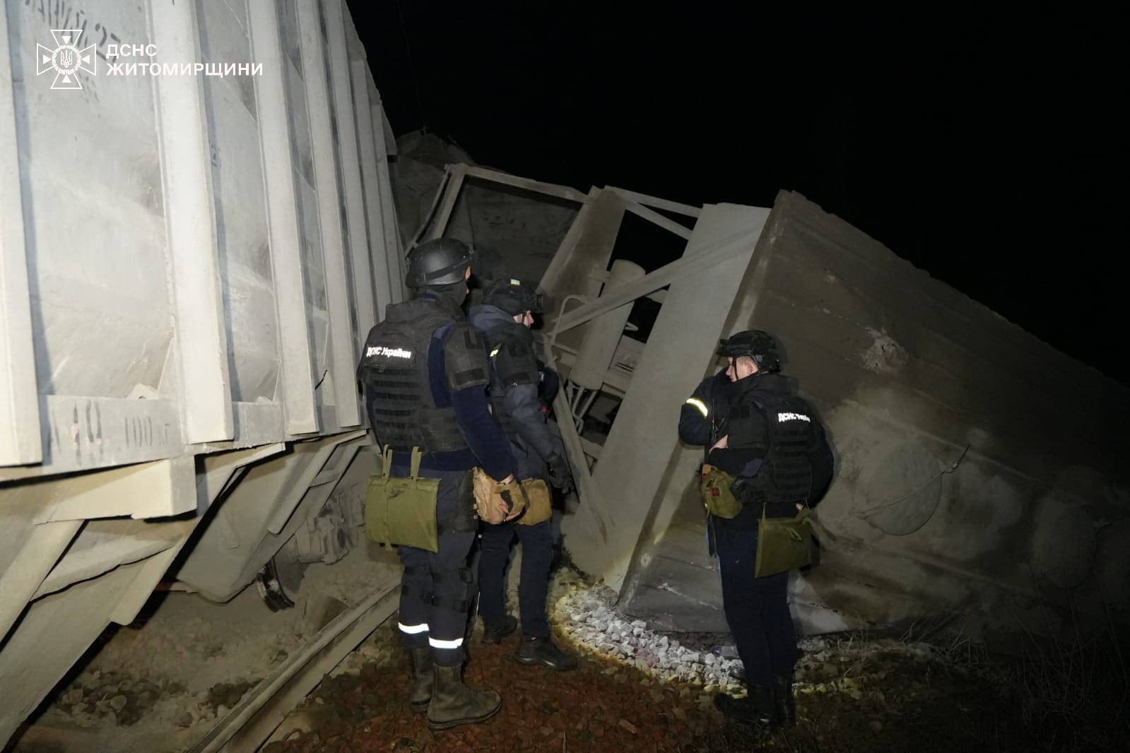 Four Ukrzaliznytsia employees injured by Russian drone in Zhytomyr