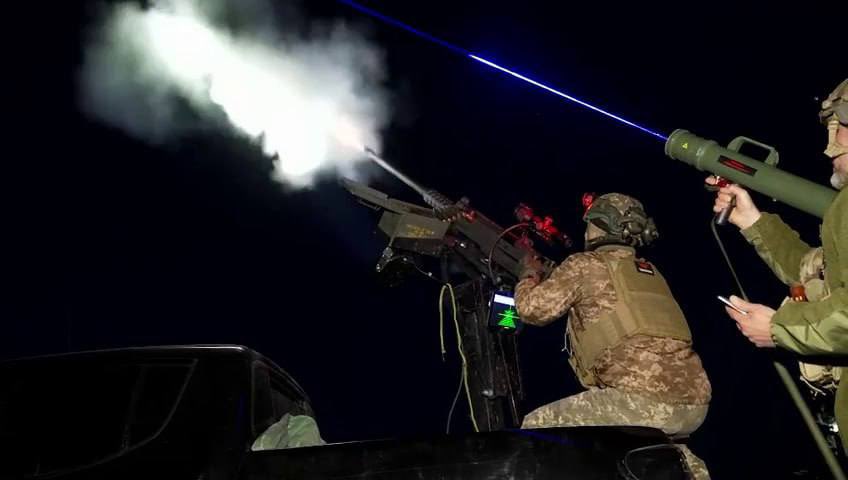 Footage of mobile air defense group of Kharkov brigade