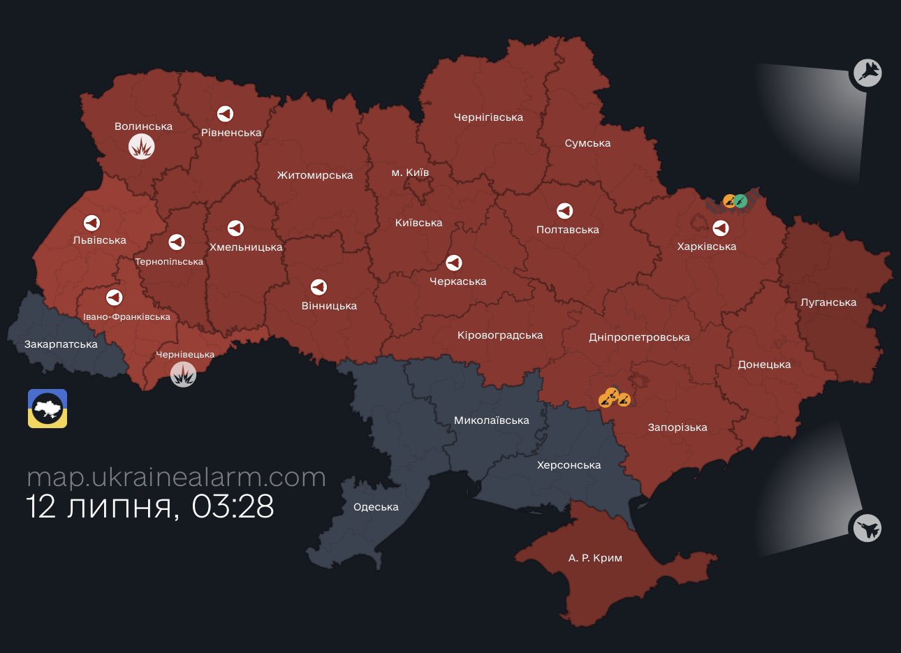 Massive Russian drone and missile attacks on Lviv and Ukraine
