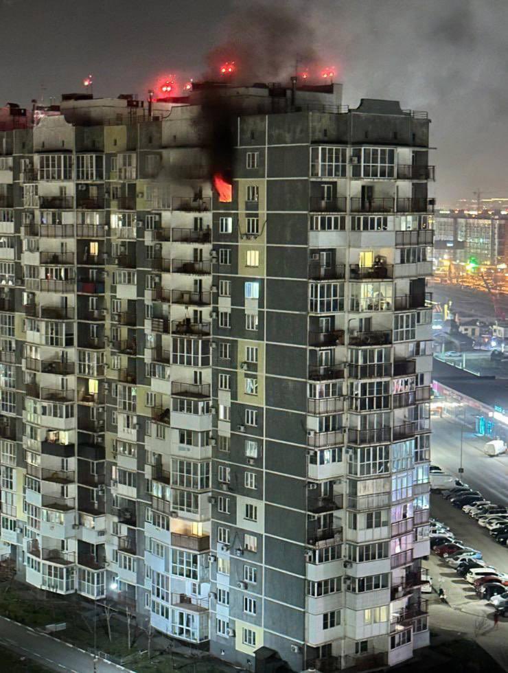 Consequences of Russian air defense fire on civilian infrastructure in Krasnodar Krai