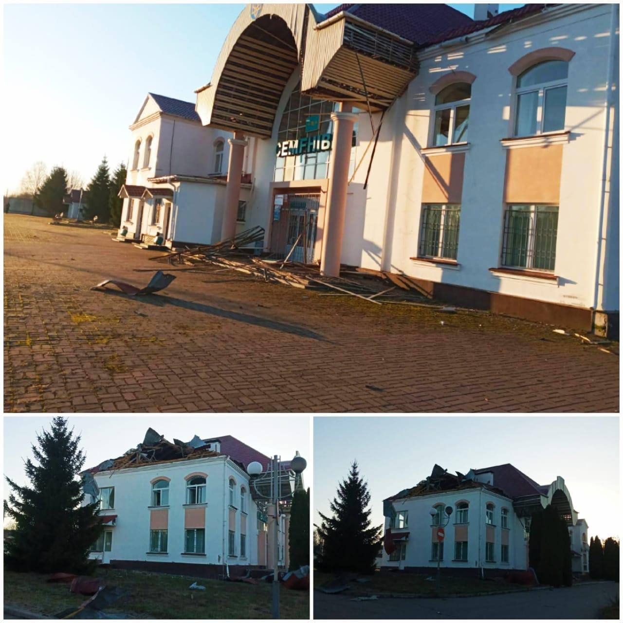 Russian terrorists’ strike on Semenivka: damage to railway station