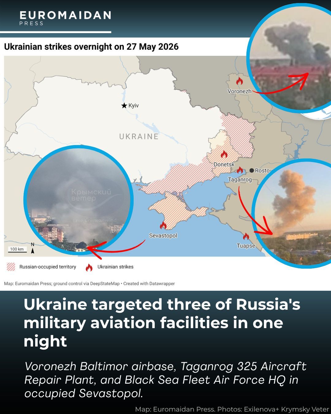 Ukraine frappe bases aériennes russes