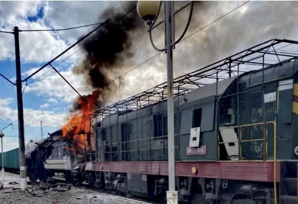 Russia Hits Shostka Train Station and Train to Kyiv, Mass Casualties Reported