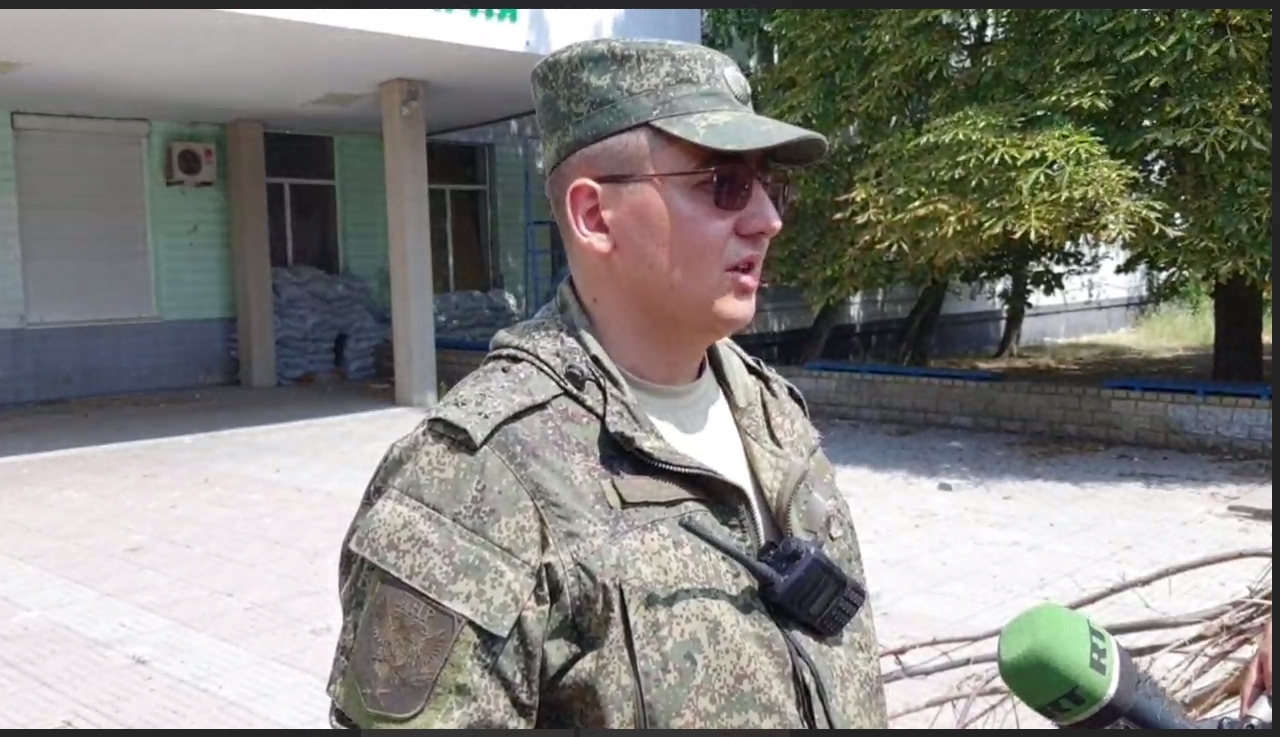 Ivan Filiponenko appears with camera after Russian village capture