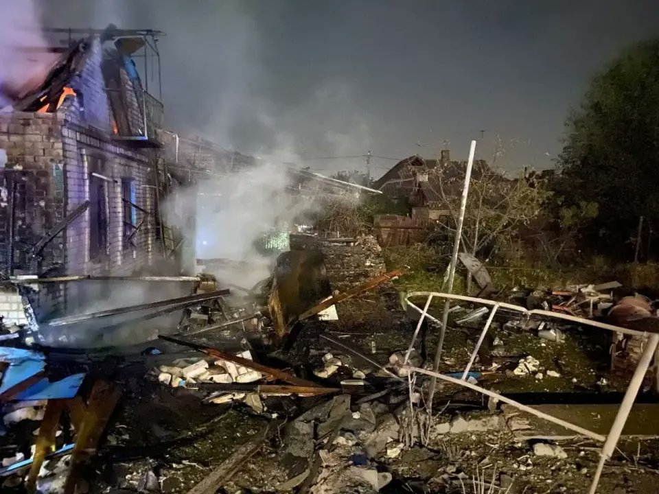 Night attack hits Kryvyi Rih, Dnipro and Nikopol