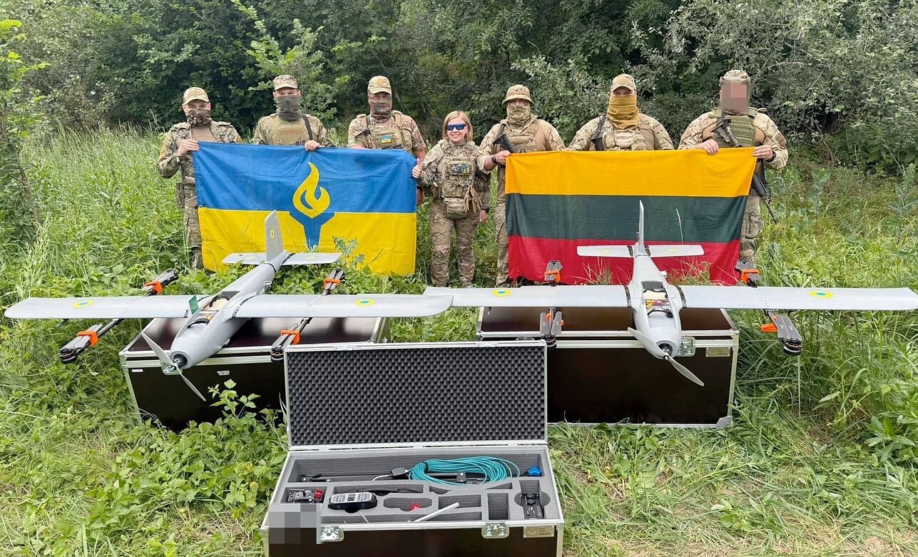 Lithuanian volunteers donate over 2,000 drones to Ukraine’s Armed Forces.