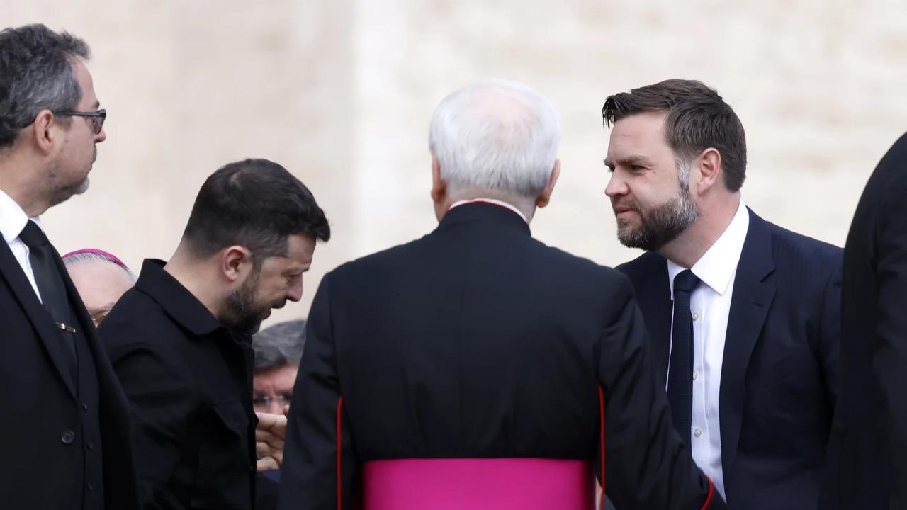 Zelensky meets US VP in Rome