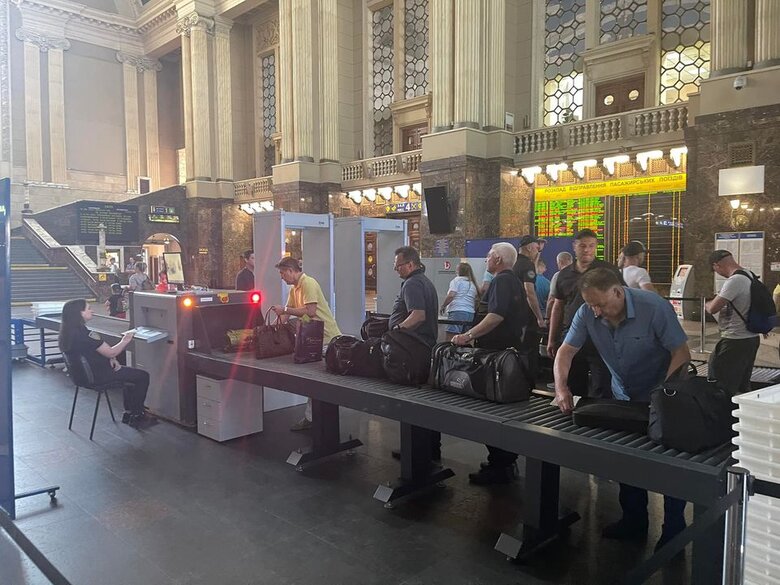 Metal detectors installed at Kyiv Central Railway Station
