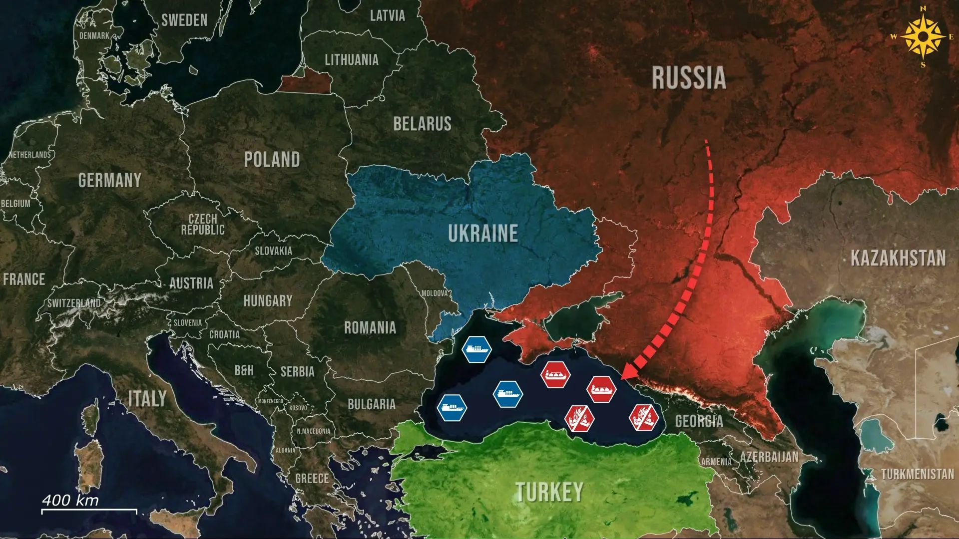 Ukraine’s shadow fleet strategy disrupts Russian routes