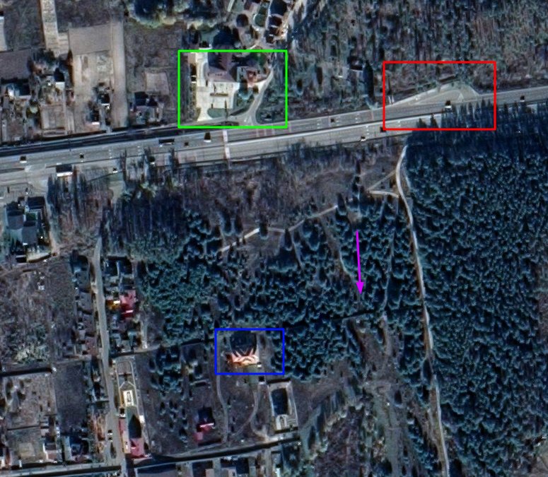 Russian tank destroyed by Ukrainian artillery