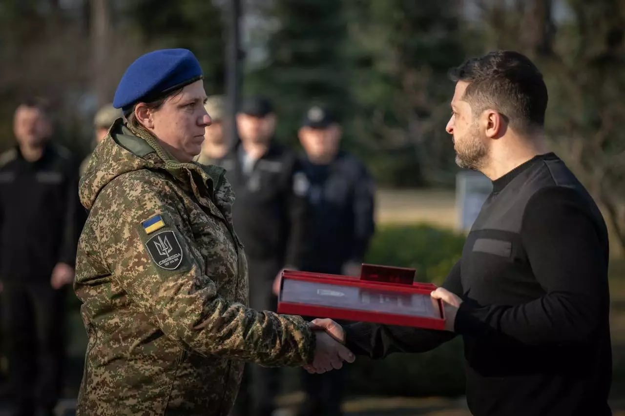 Zelensky awards woman Hero of Ukraine title