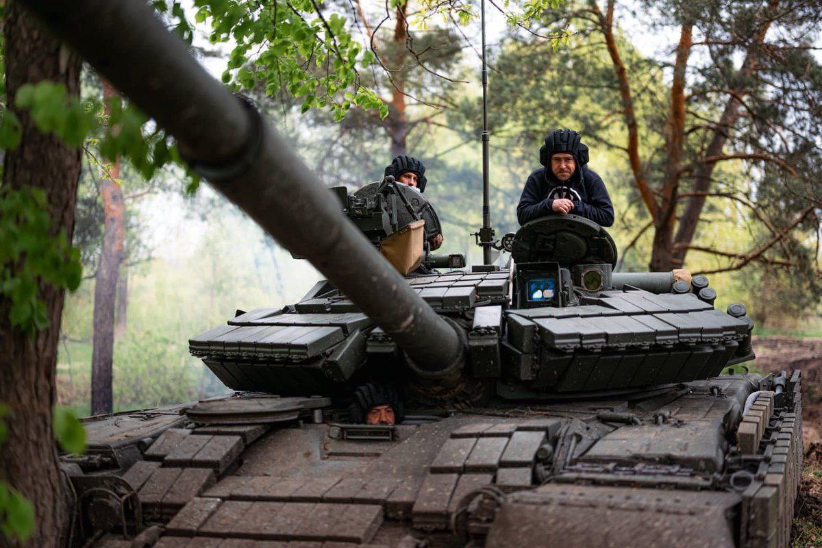 T-64BV of Ukrainian 53rd Brigade in eastern front
