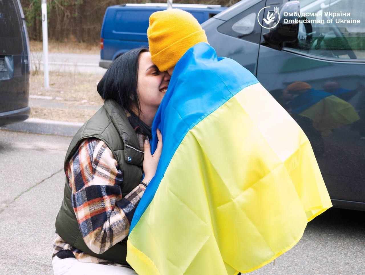 Two Ukrainian children rescued from occupied territories