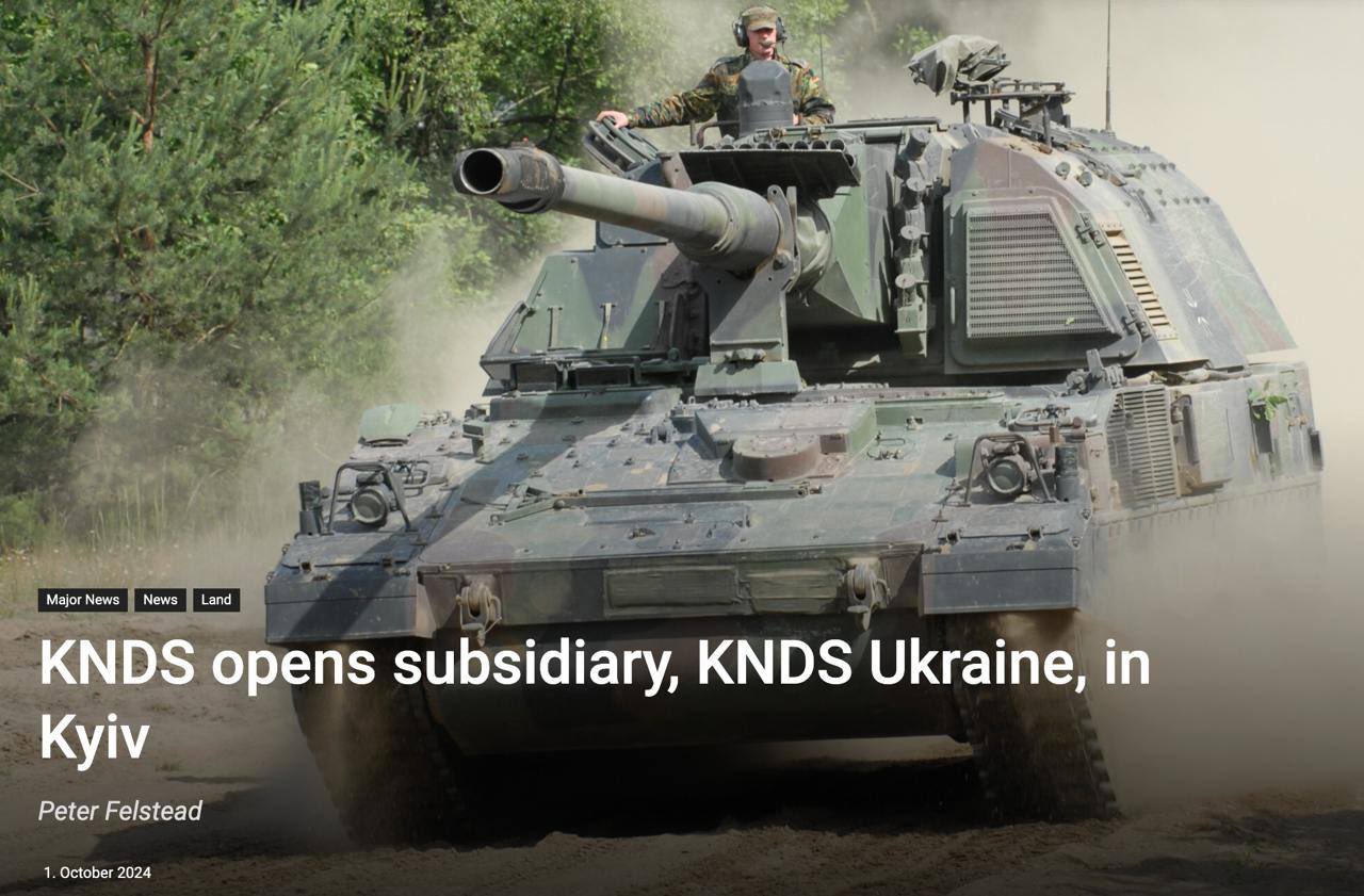 KNDS opens subsidiary in Ukraine to support Ukraine