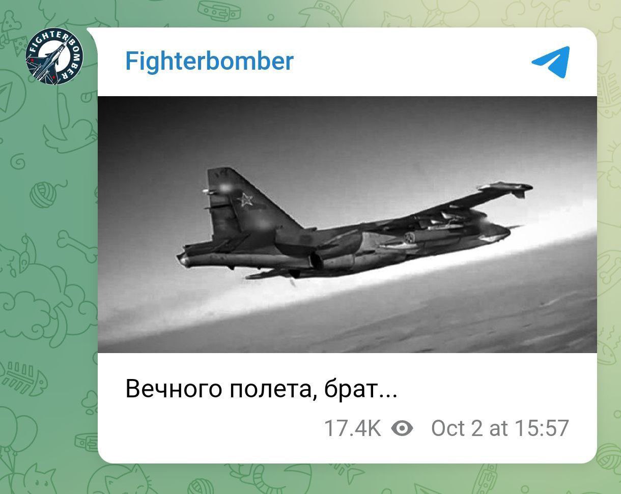 Russians say they’ve lost an Su-25 and pilot