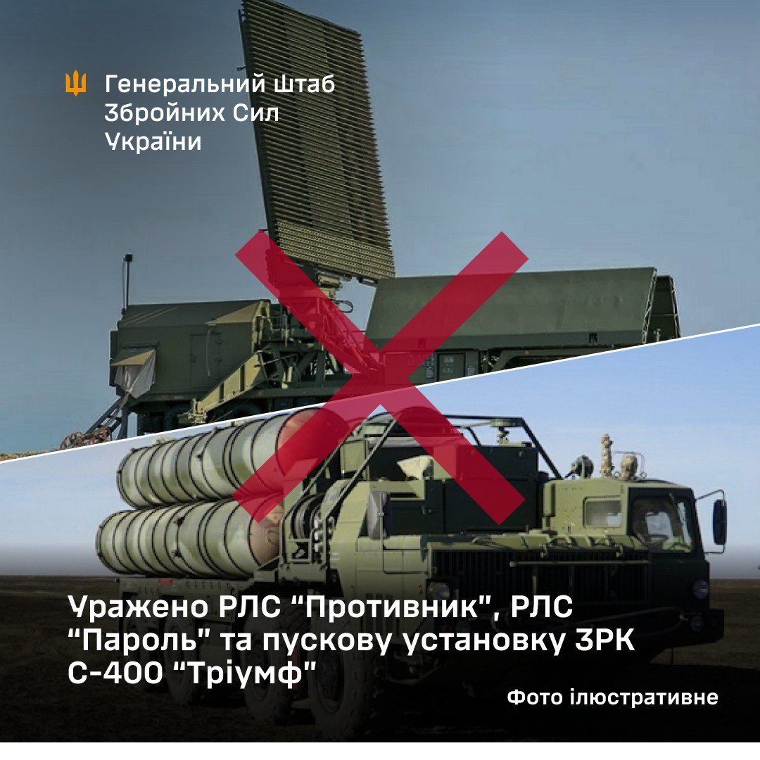 Ukraine strikes Russian radar stations and S-400 in occupied Crimea