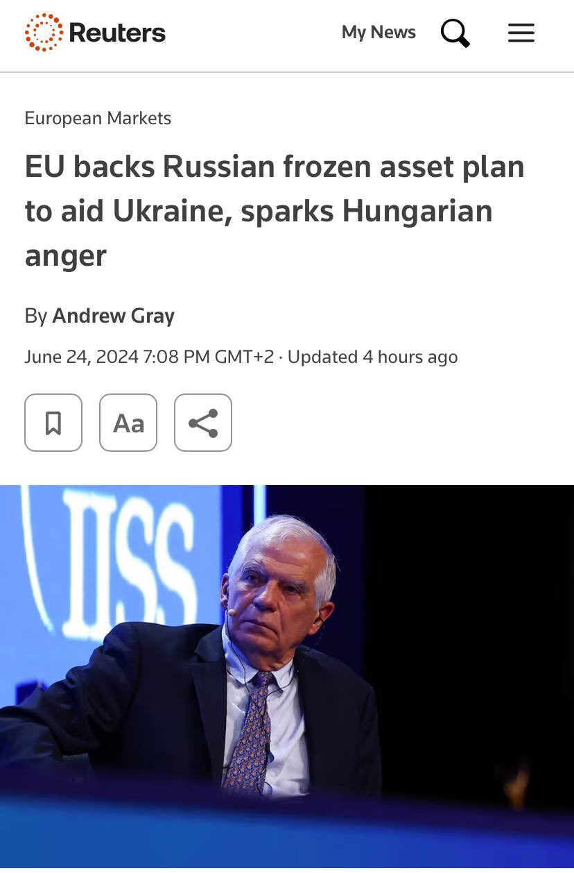 EU transfers €1.4B from Russian assets to Ukraine