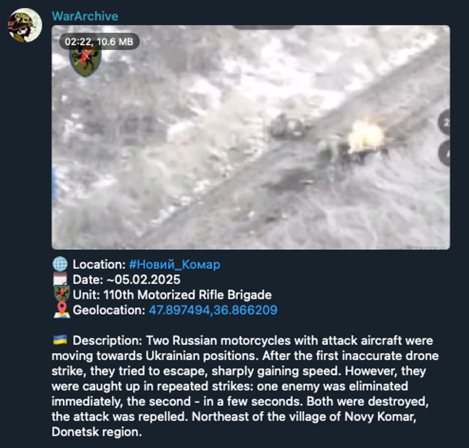 Russian advance near Velyka Novosilka: No confirmed changes reported.