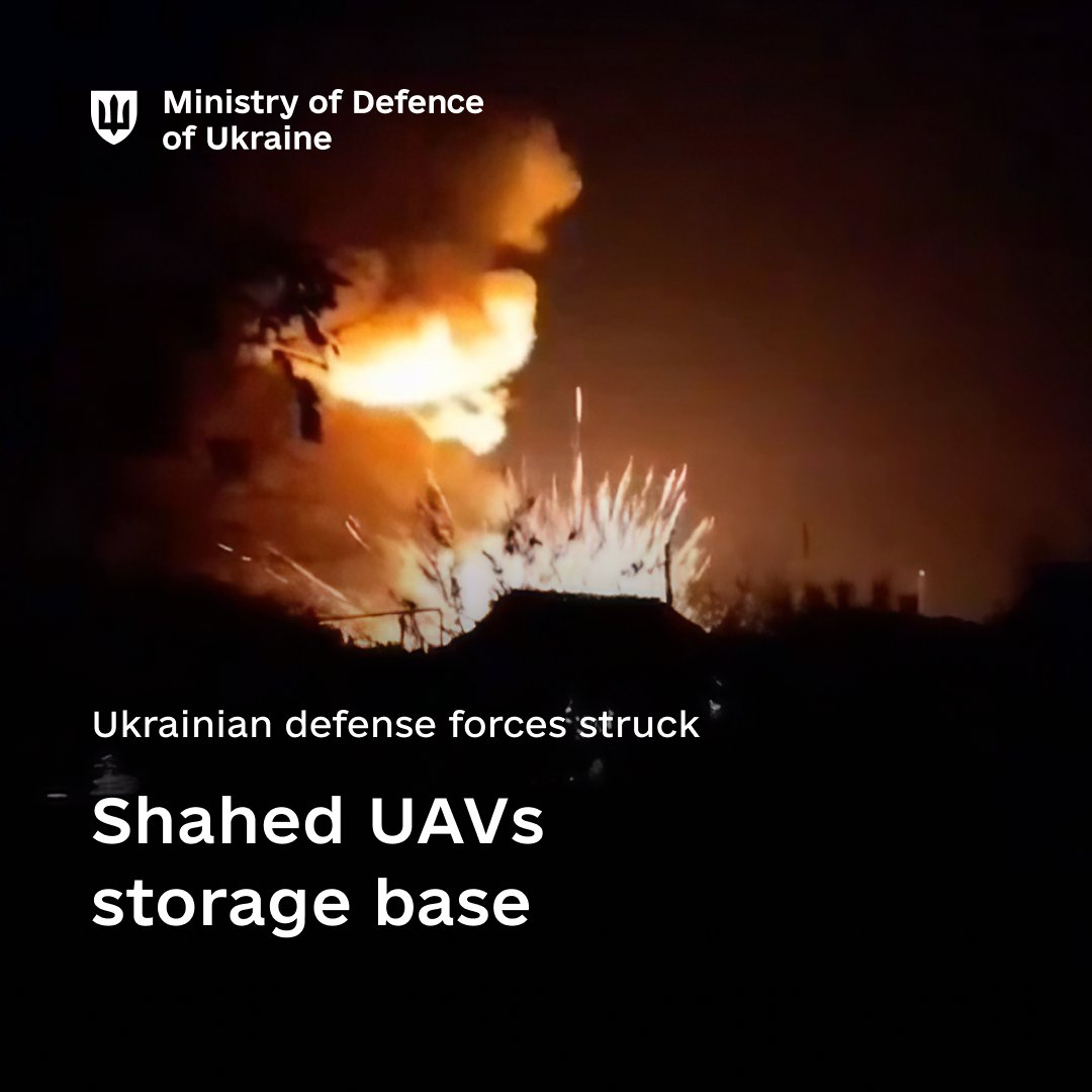Ukraine strikes large Shahed drone storage base in Krasnodar