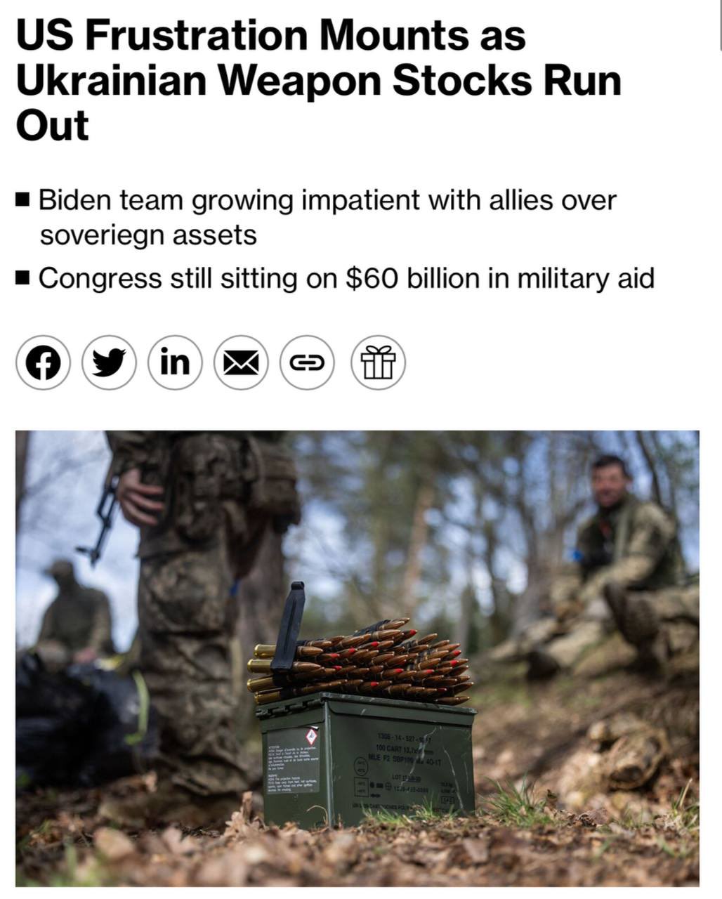Biden frustré par retards aide Ukraine
