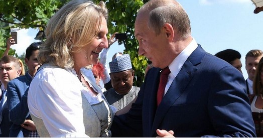 Ex-Austrian FM Kneissl, who danced with Putin, to teach at Russian university