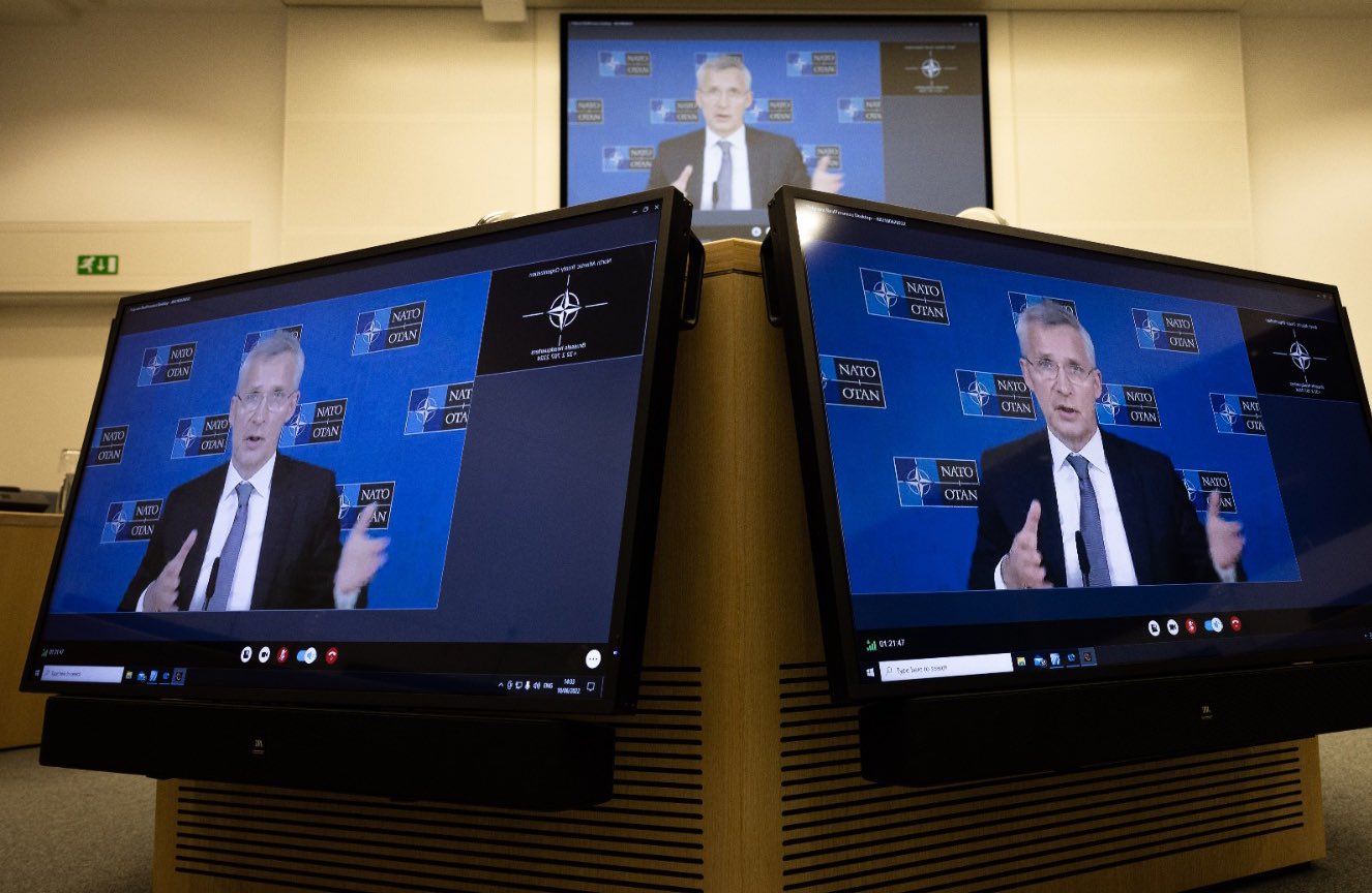 Jens Stoltenberg at Bucharest 9 Meeting