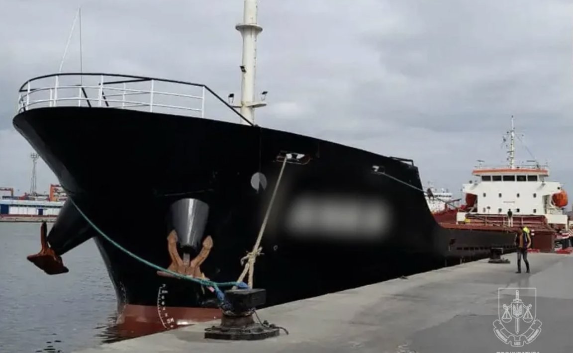 Foreign vessel detained for illegal grain export via Crimea