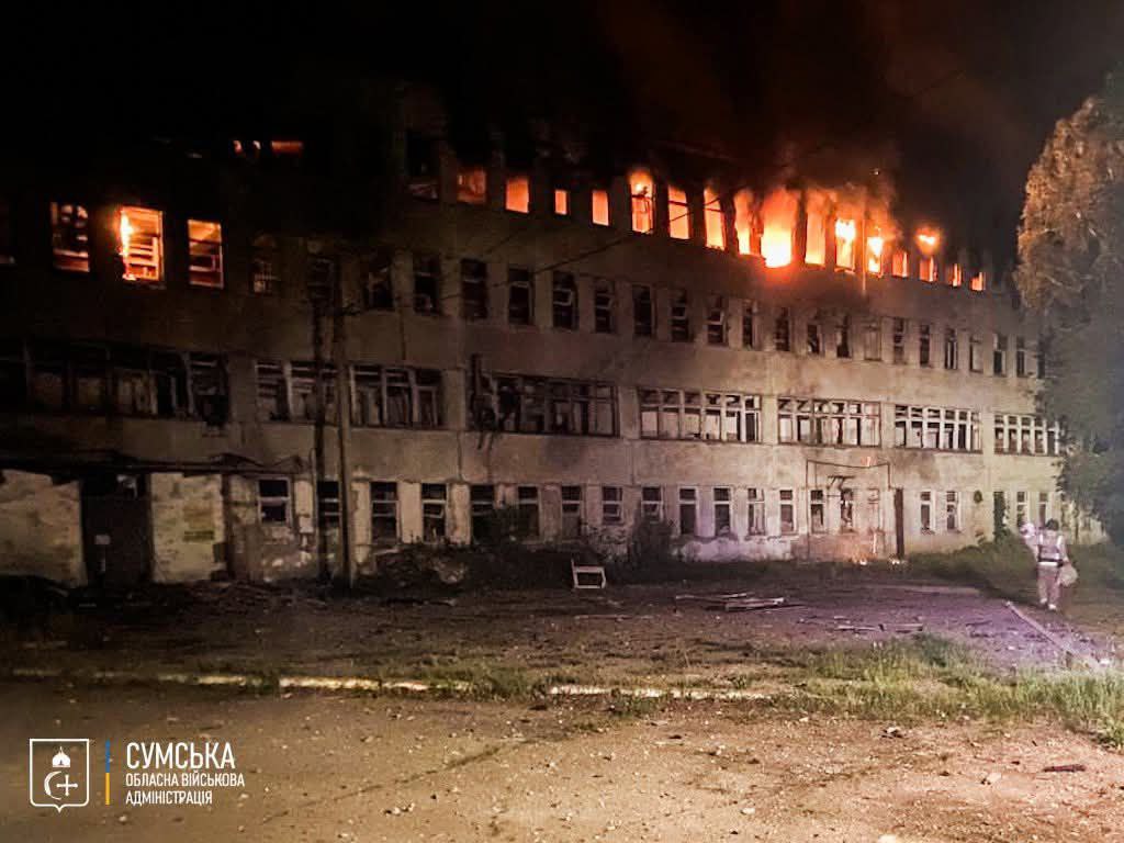 Russia attacks industrial site in Sumy region